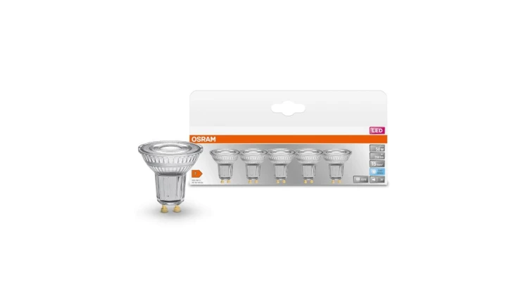 Zestaw 5x Żarówka LED GU10 4,3W 350lm 4000K Neutralna OSRAM STAR