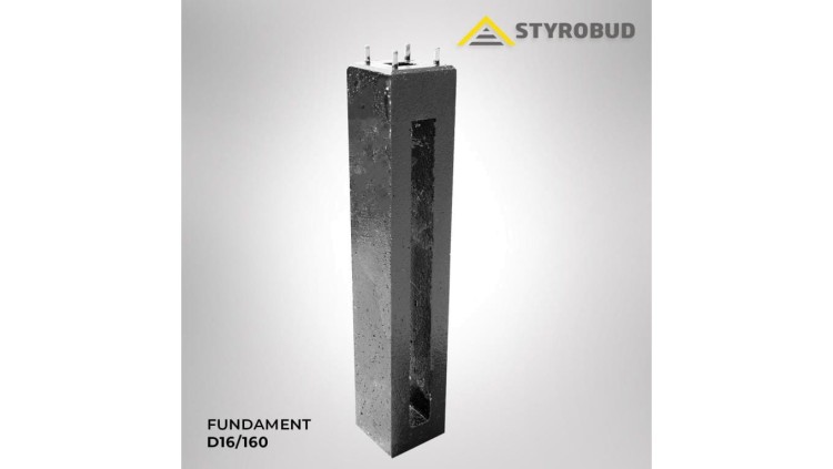 Fundament D16/160 (1600/260) 4xM20/160/TzN