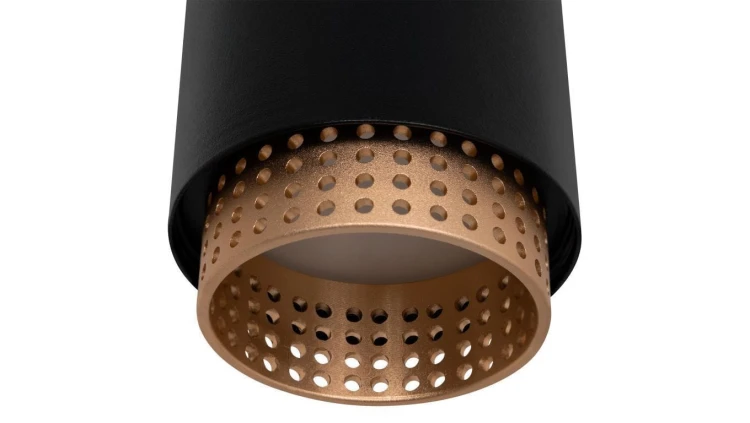 Lampa Wisząca Sufitowa Zwis 29cm Reflektor GU10 LED ELIGIS Czarny LUMILED