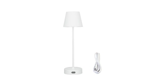 Lampka stołowa NELI 2,7W LED biała, z akumulatorem 2200mAh, IP54, barwa ciepła 200lm, 33cm, EDO777642 EDO