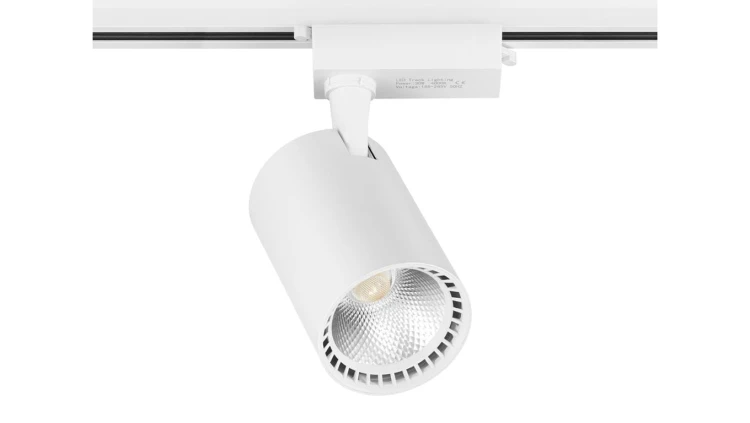 Lampa Szynowa LED 20W 3000K ECO Biała Jednofazowa