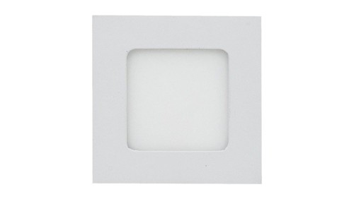 Plafon kwadratowy podtynkowy wpuszczany LED 6W 420lm 3000K IP20 biały barwa WW biała ciepła V-TAC VT-607SQ