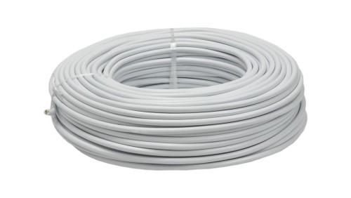 Kabel warsztatowy OWY / H05VV-F 5x0,5mm2 biały 300/500V giętki linka Elektrokabel /100m/