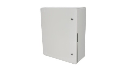 Obudowa standardowa ABS 400x500x180 z ocynkowaną płytą montażową (nieprzezroczysta) szara 800.700.004 HOROZ ELECTRIC