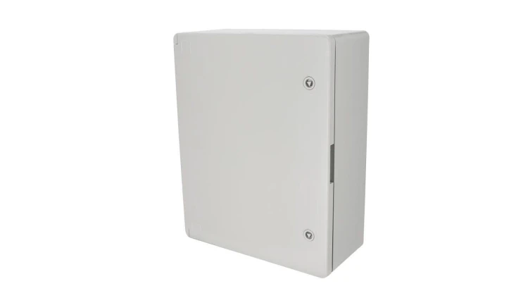 Obudowa standardowa ABS 400x500x180 z ocynkowaną płytą montażową (nieprzezroczysta) szara 800.700.004 HOROZ ELECTRIC