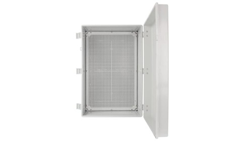 Obudowa ABS 600x400x220, wodoszczelna z zawiasami i płytą montażową AWB604022