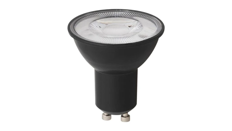 Żarówka LED GU10 Czarna 6,9W = 50W 575lm 6500K Zimna 120 OSRAM Value