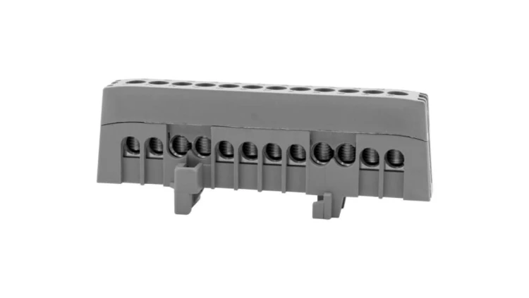 Listwa prądowa ZPI 12-modułowa 12x16mm2 - szara IP20