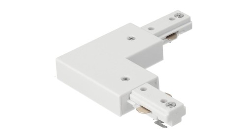 Łącznik L do szyny MEVA PRO L Connector White, biały EDO777515 EDO