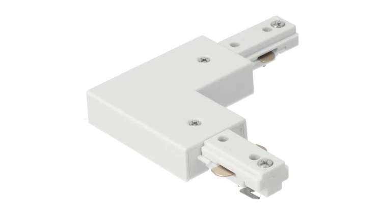 Łącznik L do szyny MEVA PRO L Connector White, biały EDO777515 EDO