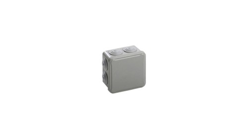 IP54 Puszka hermetyczna LIGHT 95x95x52 pokrywa pełna, z dławicami (7xM25)