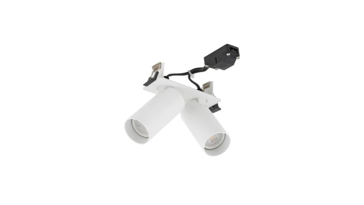 Lampa podtynkowa FOURTY SURFACE z dwoma reflektorkami na GU10 do przedpokoju 11443 Nowodvorski