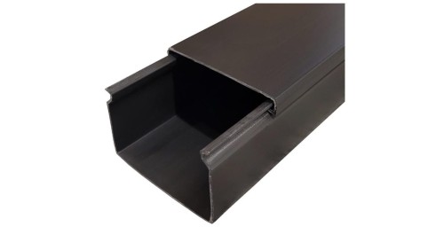 Listwa elektroinstalacyjna kanał kablowy BKK 60x40mm korytko z pokrywą NEKU czarny 2mb