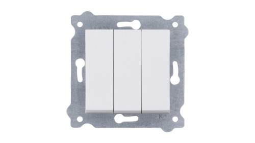 Łącznik potrójny Biały 250V 10A 213/01 EXEN