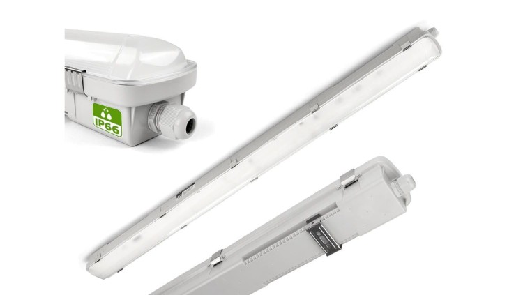 Lampa LED Hermetyczna Natynkowa Tri-Proof Megrez Pro 150cm 49-70W 4000K