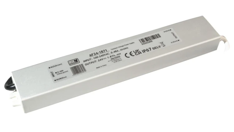 Zasilacz LED 45W 24V IP67 1,88A AF24-1871 MW POWER