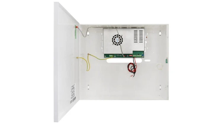 Zasilacz buforowy impulsowy w obudowie metalowej 460x390x173mm HPSB 27,6V/10A/2x40Ah