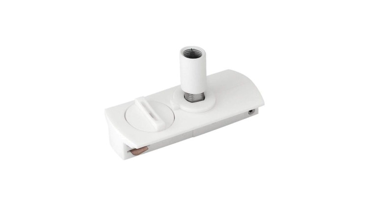 Adapter do Lamp Wiszących Biały Jednofazowy do Szyny