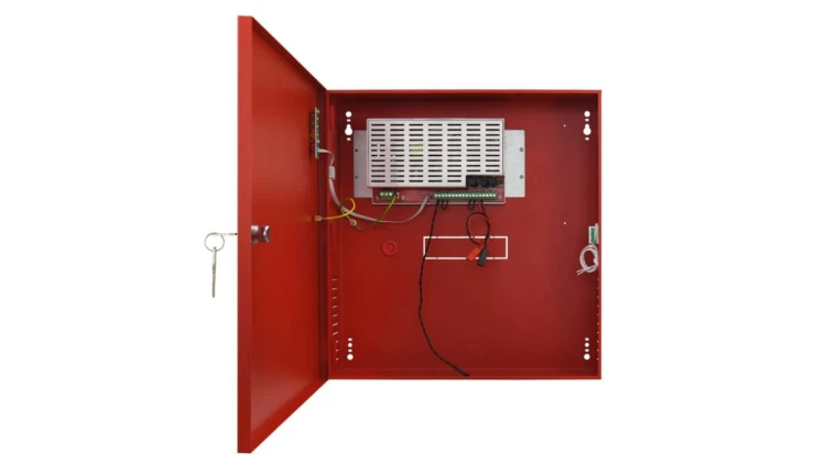 Zasilacz do systemów przeciwpożarowych PPOŻ 385x402x88mm EN54C-2A17 27,6V/2A/2×17Ah