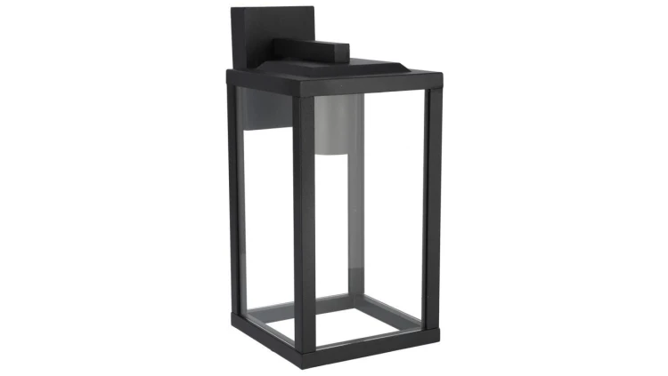Ogrodowa oprawa elewacyjna kinkiet Gaja T Black E27 czarny IP44 EDO777369