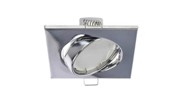 Punktowa oprawa sufitowa wpuszczana regulowana VIERA Chrome IP20 kwadratowa chrom EDO777305