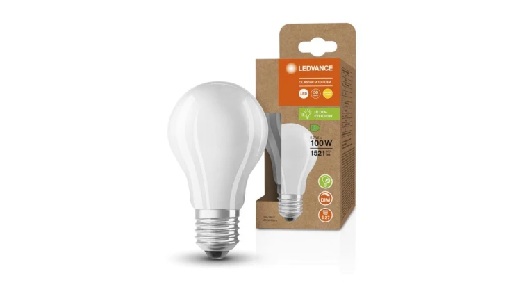 Żarówka LED A60 E27 8.2W = 100W 1521lm 2700K Ciepła Biała ŚCIEMNIALNA FILAMENT LEDVANCE