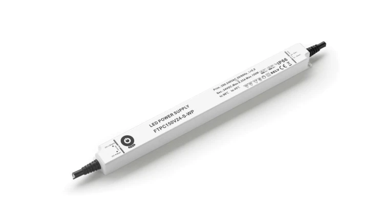 Zasilacz LED 150W 24V 6,25A meblowy IP66 - Slim FTPC150V24-S-WP POSPOWER