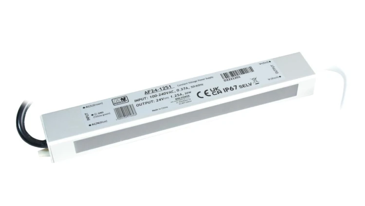Zasilacz LED 30W 24V 1,25A IP67 AF24-1251 MW POWER