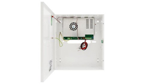Zasilacz buforowy impulsowy w obudowie metalowej 330x380x173mm HPSB 27,6V/10A/2x17Ah