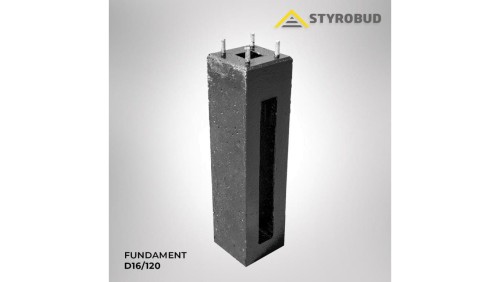 Fundament D16/120 (1200/260) 4xM20/160/TzN