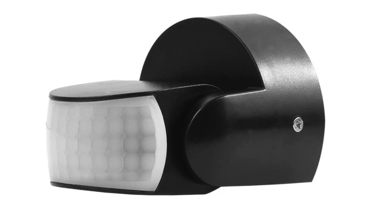 Czujnik ruchu PIR, 360/180, 1200W, IP65, natynkowy, czarny