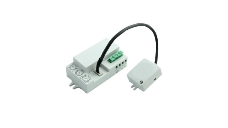 Mikrofalowy czujnik ruchu MINI z wyprowadzoną sondą, 360/180, 1200W, natynkowy