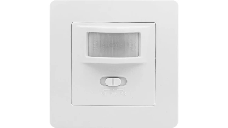 Czujnik ruchu PIR do instalacji w puszce, 160, 500W, biały