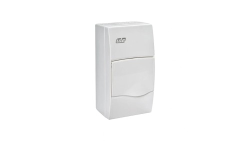 IP40 Rozdzielnica modułowa 1x4 COMBI natynkowa (drzwi białe) PE+N