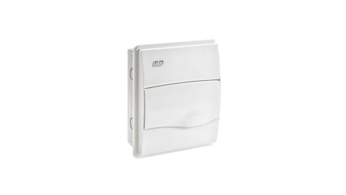 IP40 Rozdzielnica modułowa 1x8 ORO podtynkowa (drzwi białe) PE+N