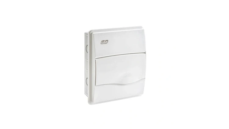 IP40 Rozdzielnica modułowa 1x8 ORO podtynkowa (drzwi białe) PE+N
