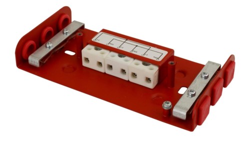 Puszka instalacyjna przeciwpożarowa rozgałęźna 2×2,5mm2 154x30x80mm 450V bez bezpieczników AWOP-225PR