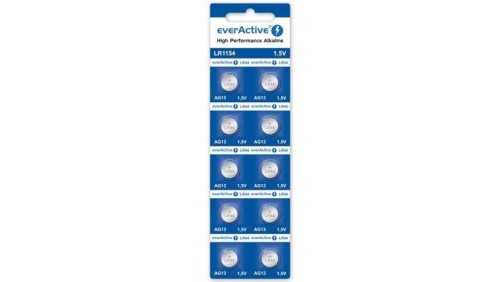 10 x bateria alkaliczna mini everActive AG13 G13 LR1154 LR44