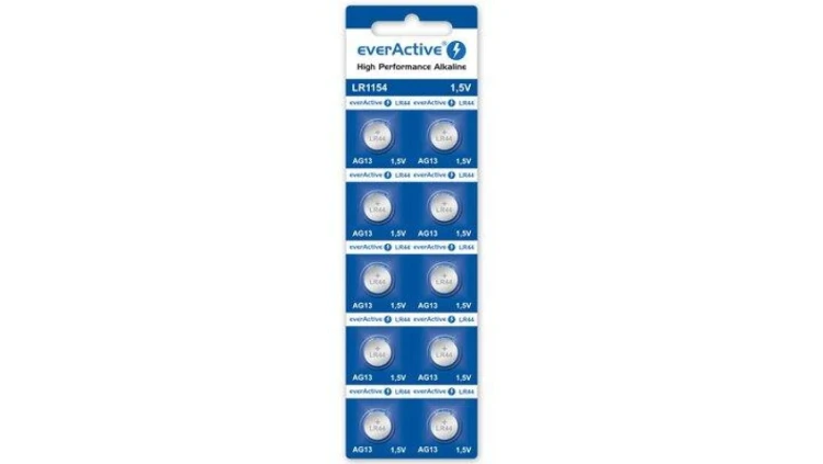 10 x bateria alkaliczna mini everActive AG13 G13 LR1154 LR44