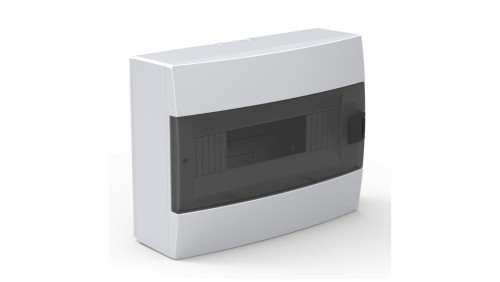 Rozdzielnica natynkowa 12-modułowa 285x223x110mm biała dymna 600.000.120 HOROZ ELECTRIC