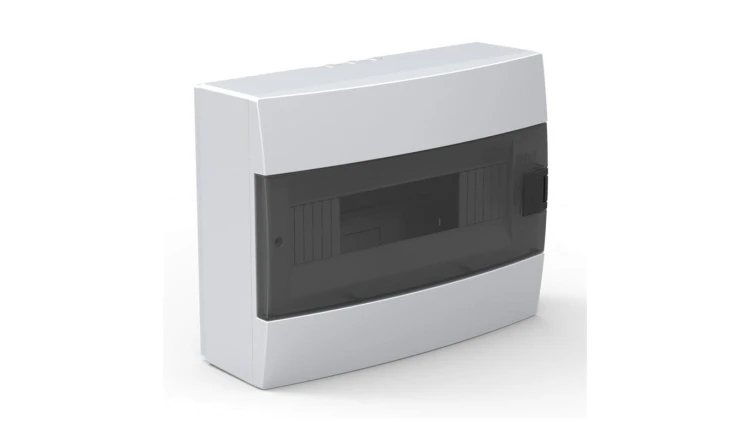 Rozdzielnica natynkowa 12-modułowa 285x223x110mm biała dymna 600.000.120 HOROZ ELECTRIC