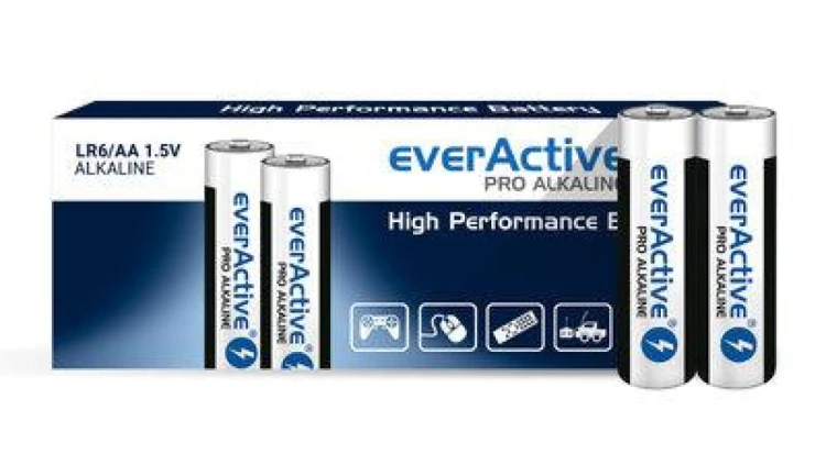 baterie alkaliczne AA / LR6 everActive Pro Alkaline (kartonik) - 10 sztuk