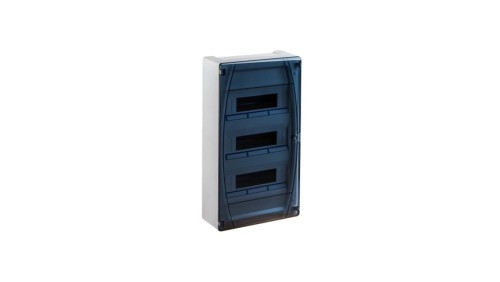 IP40 Rozdzielnica modułowa 3x12 GOLD P natynkowa (drzwi transparentne) PE+N