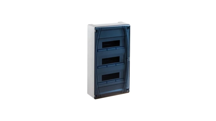 IP40 Rozdzielnica modułowa 3x12 GOLD P natynkowa (drzwi transparentne) PE+N