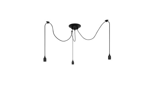 Lampa wisząca ARANEA 3xE27 czarny EDO777187 EDO