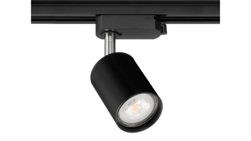 Lampa Szynowa na Żarówkę GU10 Czarna Jednofazowa