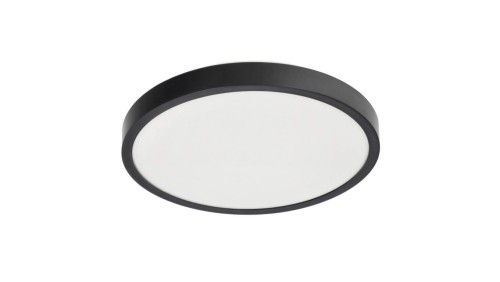 Plafon LED PERETI 18W czarny pierścień 29,5cm, 4000K barwa neutralna, 1800lm, IP44, 220-240V EDO777609 EDO