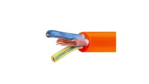 Kabel przemysłowy poliuretanowy PUR / H07BQ-F 3x2,5mm2 pomarańczowy 450/750V zewnętrzny olejoodporny linka Elektrokabel /10m/