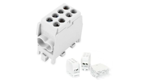 Trytyt Zacisk odgałęźny HLAK-35-1/2SZ szary
