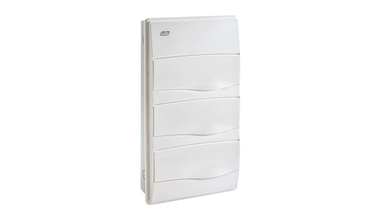 IP40 Rozdzielnica modułowa 3x12 ORO podtynkowa (drzwi białe) PE+N